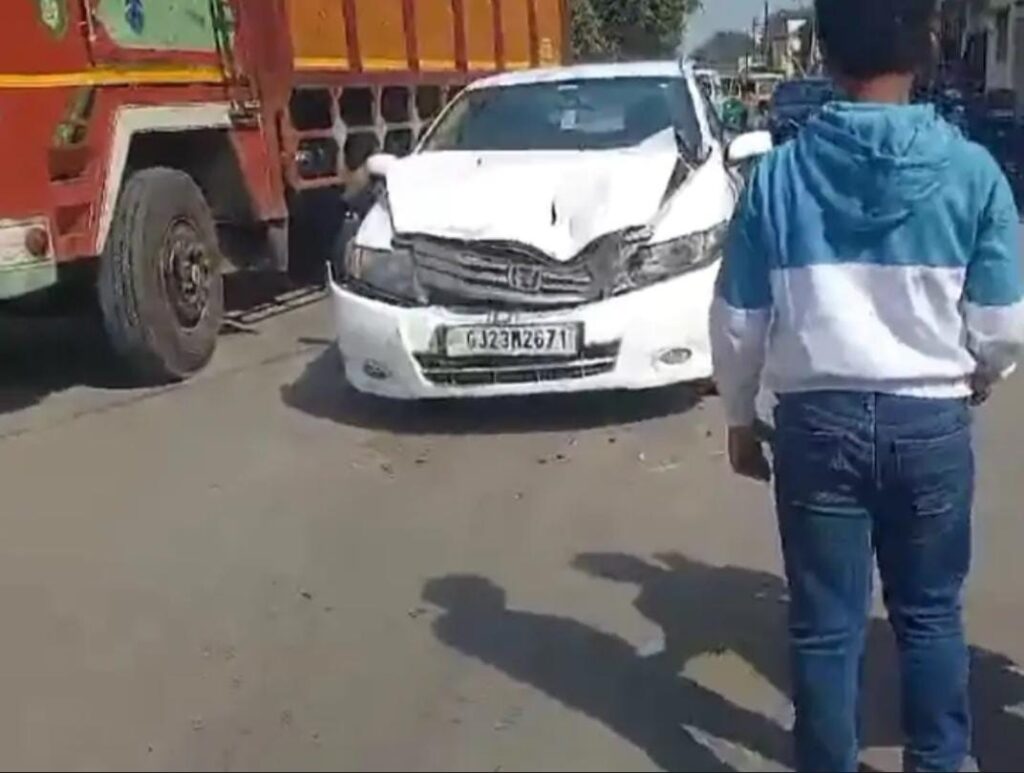 Triple Accident On Limbadi Dhandhuka Road
