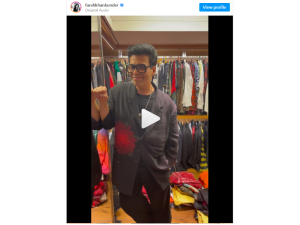 A glimpse of Karan Johar's wardrobe shown by Farah Khan, Looking at the treasure of clothes and shoes will make you dizzy