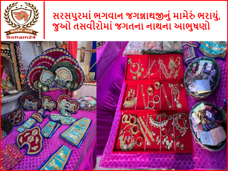 Lord Jagannathji's mamru filled in Saraspur, see the charms of Jagat Nath in pictures