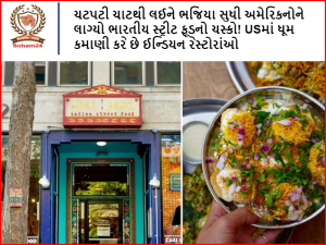 From Chatpati chaat to bhajiya, Americans got a taste of Indian street food! Indian restaurants make a lot of money in the US