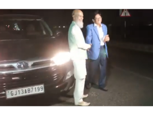 Mr. Rahul Shukla, Owner of S.S. White Company was given a grand welcome by the employees