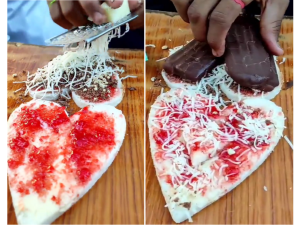 Unique Sandwich: Have you ever eaten an ice cream sandwich? People thronged Bhavnagar, watch the video