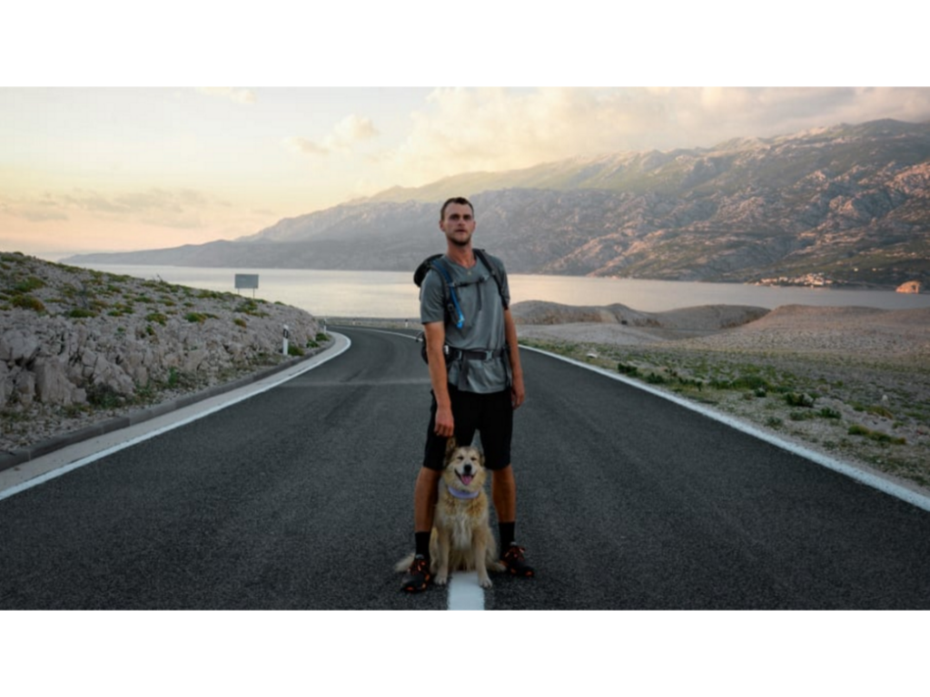 Girlfriend's death changed lives: Traveled 38 countries on foot in seven years, Accompanied Dog World Record