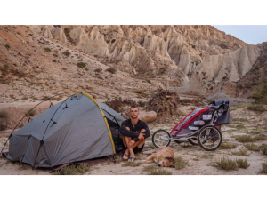 Girlfriend's death changed lives: Traveled 38 countries on foot in seven years, Accompanied Dog World Record
