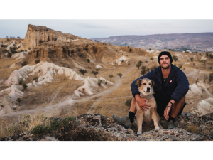 Girlfriend's death changed lives: Traveled 38 countries on foot in seven years, Accompanied Dog World Record
