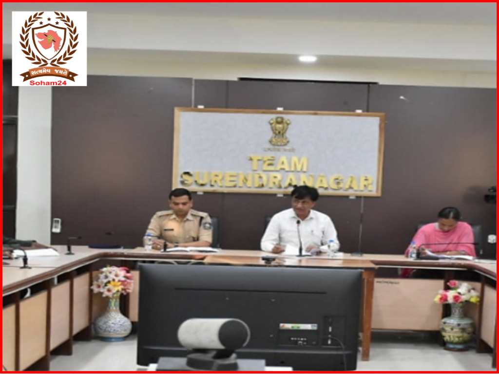સંચારી રોગ અટકાયત માટે કલેકટર કે.સી.સંપટના અધ્યક્ષસ્થાને બેઠક યોજાઇ