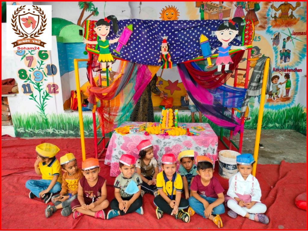 લિટલ ઓર્કિડ પ્રિ-સ્કૂલમાં હોળી પર્વની ઊજવણી કરાઈ