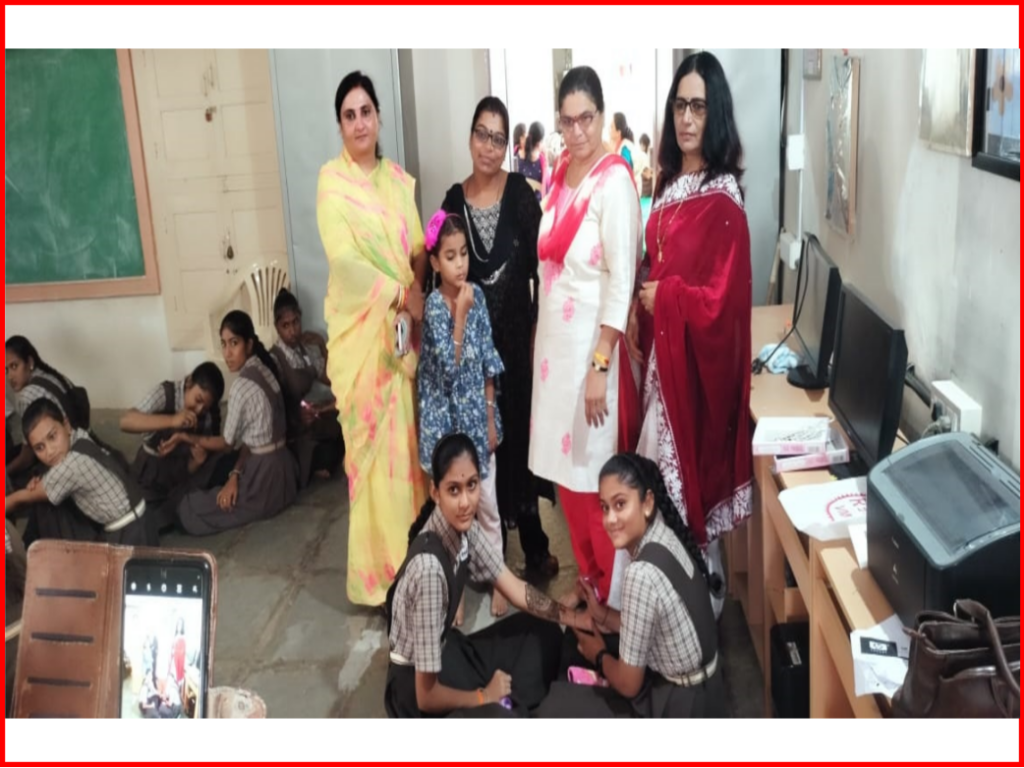 Organized Mehndi Competition in collaboration with Lions Club Royal