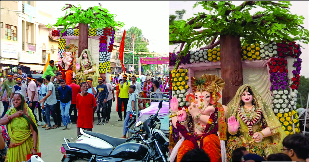 Ganesh Mohotsav completed after devotional processions across Surendranagar district