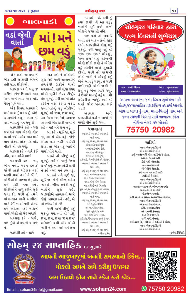 gujarat local surendranagar news E-Paper page 10